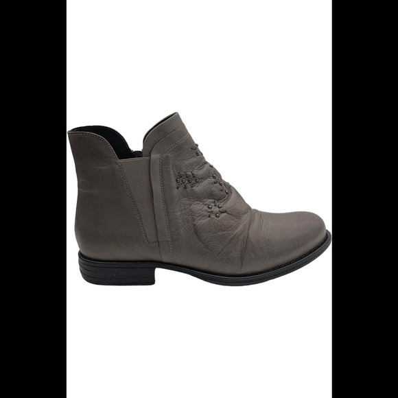 Miz Mooz Shoes - Miz Mooz Leather Wide Width Ankle Boots Limit Graphite - Medium